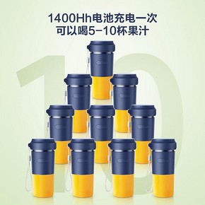 美的榨汁机便携式家用小型电动榨汁杯多功能水果料理机迷你果汁机 89元
