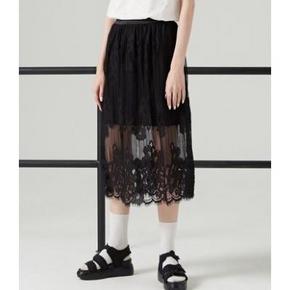 美特斯邦威 758179 女士蕾丝纱半裙 *4件 106元包邮（合26.5元/件）
