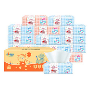5日10:10：心相印 婴幼儿抽纸 3层*120抽*18包 *2件 72.9元包邮（前5分钟，合36.45