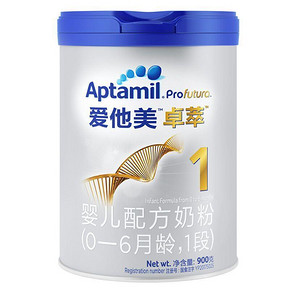 爱他美（Aptamil） 白金版 婴幼儿奶粉 中文版 1段 0-6个月 365元