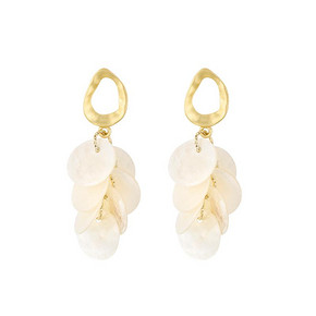 韩国超仙高级感S925银针耳钉耳坠网红新款潮气质甜美贝壳耳环耳饰 *3件 82元