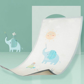 11日0点：gb 好孩子 婴儿冰丝凉席 120*65cm 39.5元包邮（前15分钟）