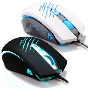 达尔优执法官LM109电竞游戏鼠标笔记本USB有线家用台式电脑通用CF穿越火线英