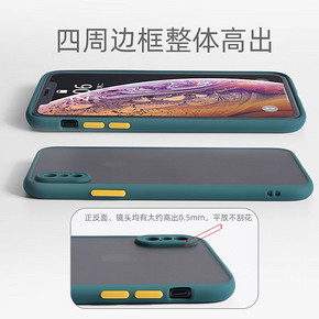 ￥19.9包邮 SEHU/色虎苹果X全包手机壳XSMAX防摔磨砂壳XR手机套 多色可选