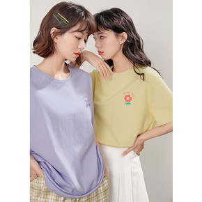 UNIFREE潮网红ins短袖t恤打底美式学生纯棉上衣女2020夏季新款 39.5元