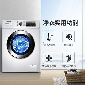 创维（Skyworth） F100PC5 变频 滚筒洗衣机 10kg 1399元