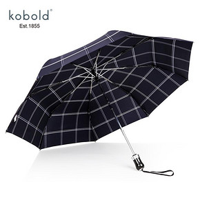 Kobold全自动雨伞男士自开自收晴雨两用伞三折折叠伞男士折叠伞 *2件 458元（