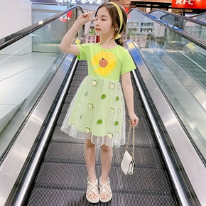 女童连衣裙夏装2020新款韩版女孩超洋气公主裙儿童装夏季网红裙子 58元