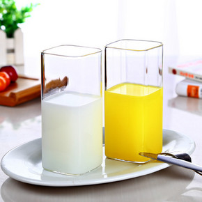 明尚德 ZB195 知心对杯 高硼硅耐热玻璃 400ml*2只 *2件 19.9元包邮（合9.95元/件