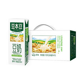 10日0点： 豆本豆 原味豆奶 250ml*15盒 *5件 75.76元（前1小时）