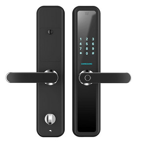 亮钢指纹锁家用防盗门密码锁全自动电子锁智能锁门锁远程刷卡锁具 259元