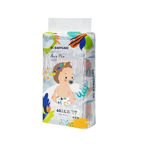 88VIP： BabyCare Airpro 婴儿纸尿裤片 L 60片 ￥93.9