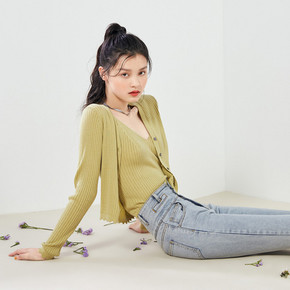 聚划算百亿补贴：太平鸟 A8EDA3237 女款针织毛衫外套 71元