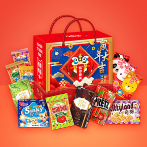 88VIP：glico 格力高全家福礼盒零食大礼包+金龙鱼乳玉皇妃稻香贡米5kg*2件+维