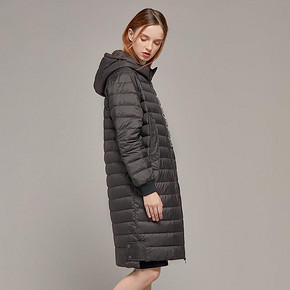 雪中飞2019秋冬新品时尚轻薄中长款休闲潮流印花羽绒服外套 159元