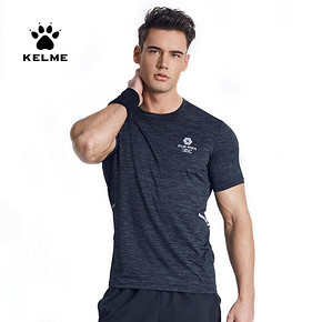 6日0点： KELME 卡尔美 3891541 男士运动速干T恤 38.4元