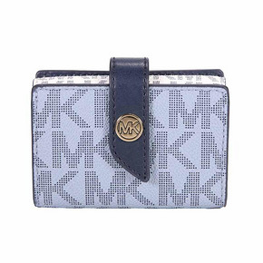 6日0点！88VIP！ Michael Kors 迈克·科尔斯 34S0G0KD1V 印花搭扣钱包 369.55元包邮（