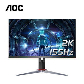 AOC Q27G2S 27英寸 IPS显示器（2K、155Hz、1ms、FreeSync） 1999元