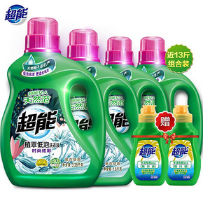 超能 植翠低泡洗衣液 13斤 34.5元