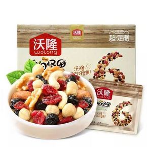 沃隆 每日坚果年货大礼包 300g（12包）*2件+ 达利园八宝粥280g*12罐*2件 +凑单