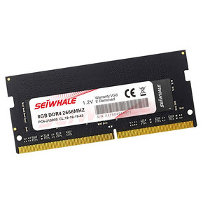 枭鲸 DDR4 2400/2666MHz 8GB 笔记本内存条 119元包邮