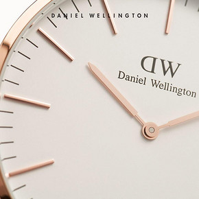 DanielWellington丹尼尔惠灵顿 dw手表男 40mm经典织纹大表盘男表 *2件 1980元（合99