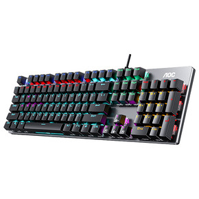 冠捷（AOC） GK410 机械键盘（青轴、混光） 99元