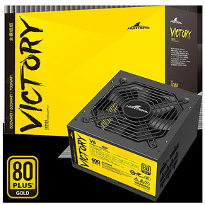 长城V6电源额定600W金牌电源 台式机电脑游戏静音主机模组电源 350.55元