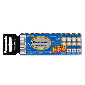 松下（Panasonic） R6PNU-12SC 碳性干电池 12节 8.9元