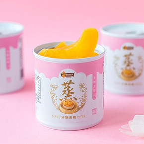 林家铺子冰糖黄桃罐头200g*4罐