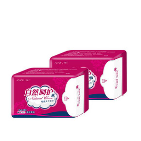 【第2件0元】阿道夫卫生巾62片组合