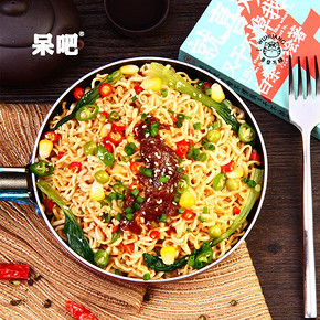 【呆吧】升级版三口味即食拌面5盒