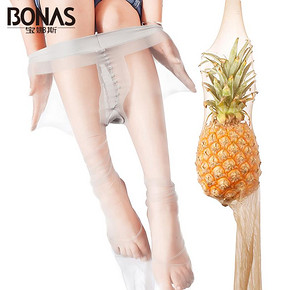 【宝娜斯】网红菠萝打底丝袜4双装