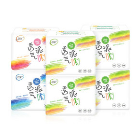 【舒莱】纯棉纤薄卫生巾日夜组合6包50片