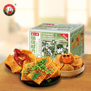 傻二哥锅往时光网红锅巴整箱230g