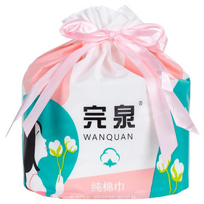 【完泉】一次性加厚纯棉棉柔巾2卷