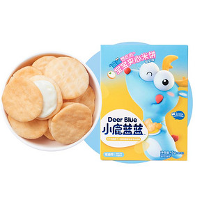 【小鹿蓝蓝_夹心米饼】儿童磨牙饼干