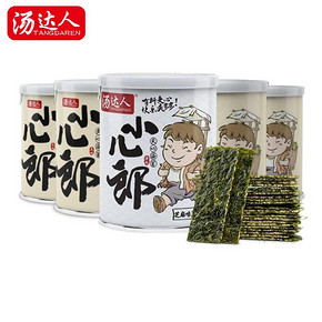 【汤达人】海苔夹心脆42g*5罐