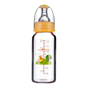 【小鸡卡迪】新生婴儿玻璃奶瓶140ml
