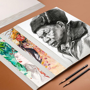 4开素描纸8k水彩纸美术纸a4速写纸