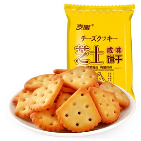 【拍6件】麦喔芝士饼干咸味网红小吃