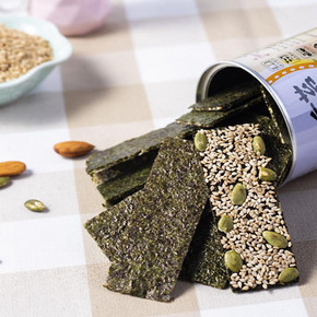 【拍5件16.9元】芝麻夹心海苔