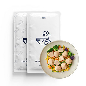 【鲨鱼菲特】0脂低卡鸡胸肉丸600g