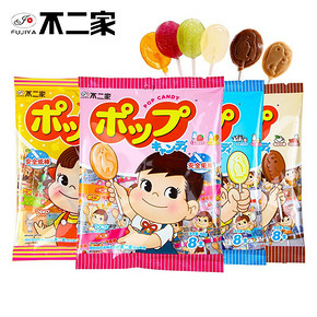 多口味哟！不二家.棒棒糖5袋装40支装