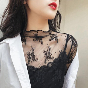 【早春新款】蕾丝打底衫女爆款