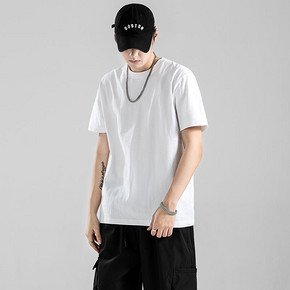 【希陌】精梳棉短袖t恤秋冬季男女情侣短袖