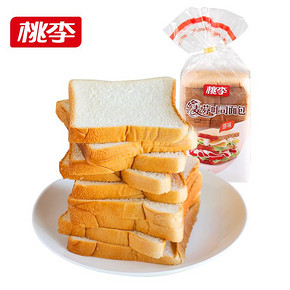 第2件1元！桃李麦芬吐司面包400g