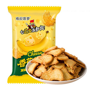 欧拉歌梦牛奶味零食香蕉芝士酥脆小饼干办公