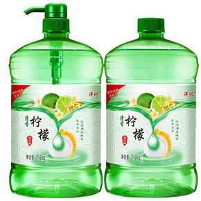 柠檬香去油污洗洁精1.3kg*2大瓶