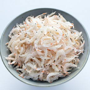 淡干虾皮特级无盐海米虾米500g